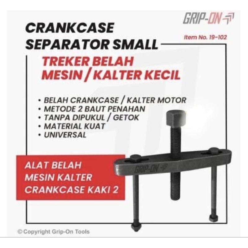 GRIP-ON TREKER BELAH MESIN CRANKCASE SEPARATOR LEPAS RUMAH MESIN KRENGKES KALTER GRIP ON