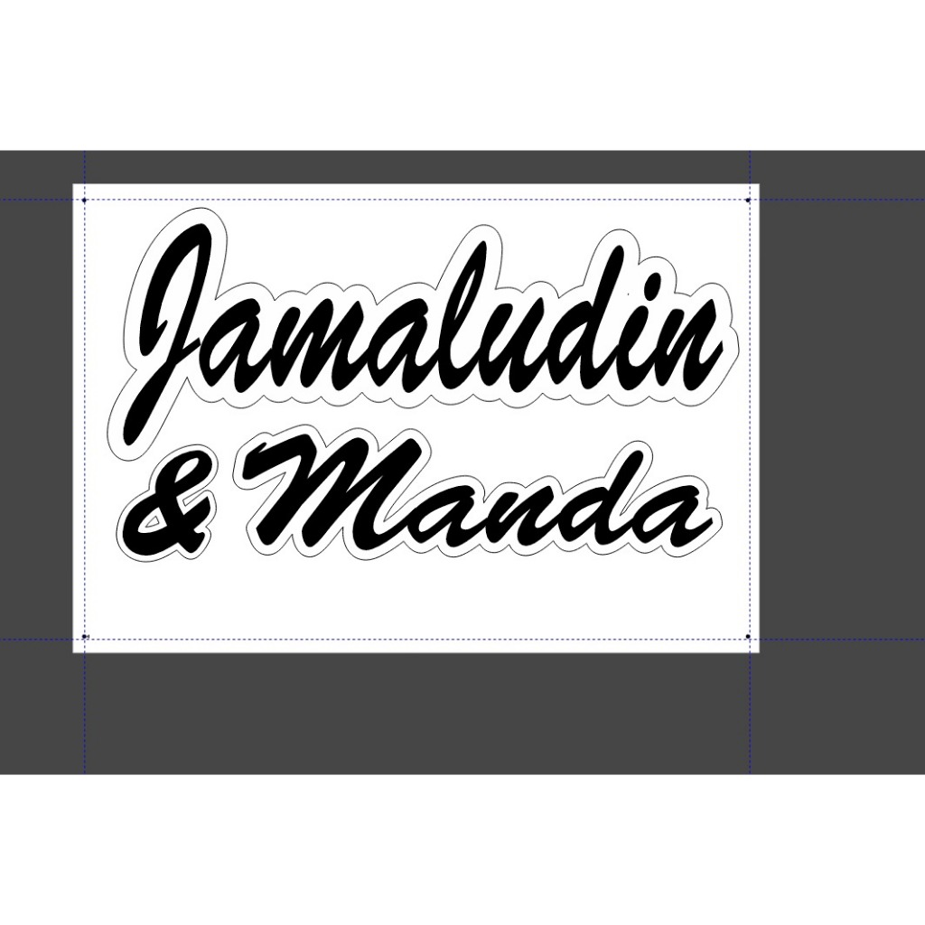Custom Nama  Dekorasi Backrdrop Engagement Hiasan Ulang Tahun Aqiqah Nikah Wedding Siraman