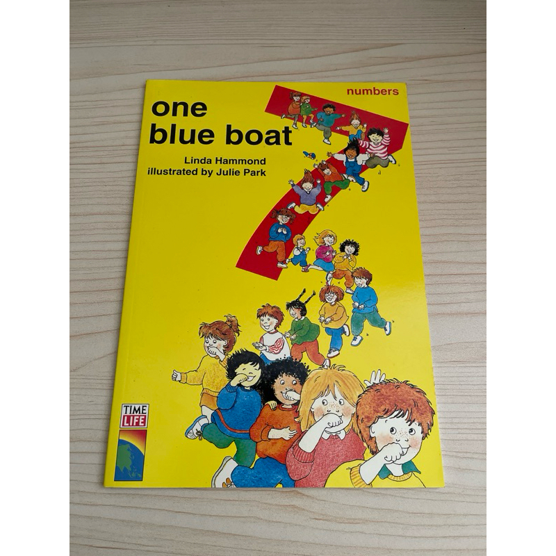 BUKU TIME LIFE ONE BLUE BOAT NUMBERS ILLUSTRATED BY JULIE PARK