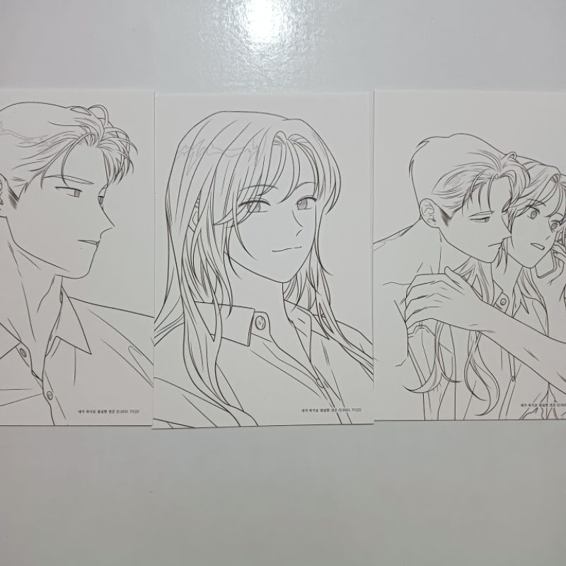 LINE POSTCARD MY REASON TO DIE MANHWA