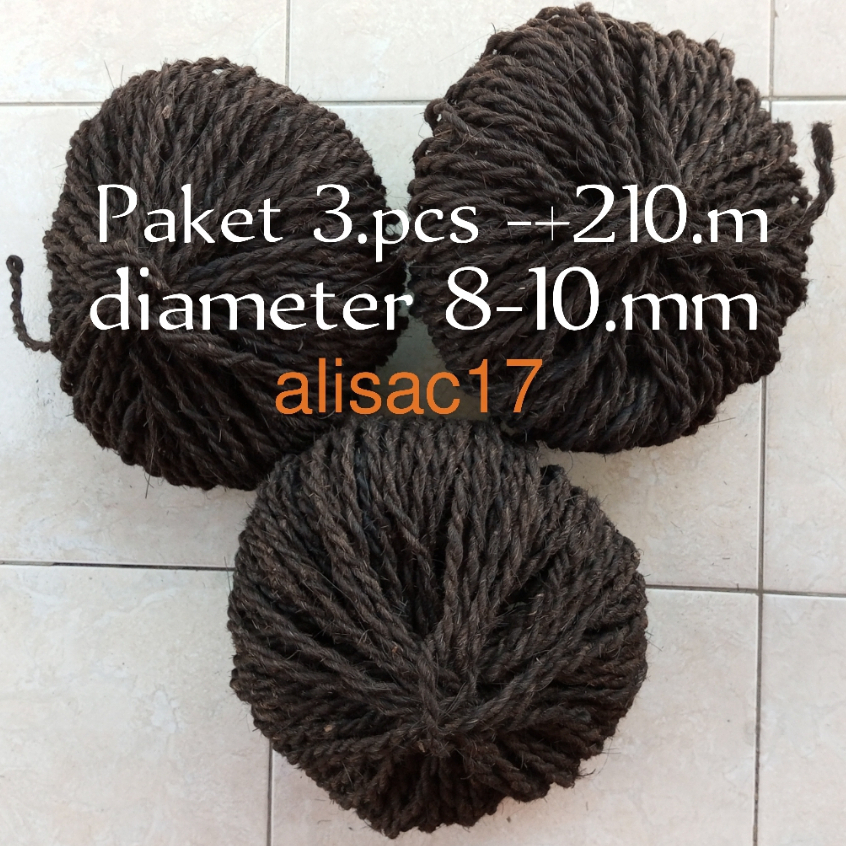 Tali Ijuk Aren Super 210 Meter Tali Ijuk Asli Pengikat Gazebo Tali Ijuk Ikat Bambu Tali Ijuk Anggrek