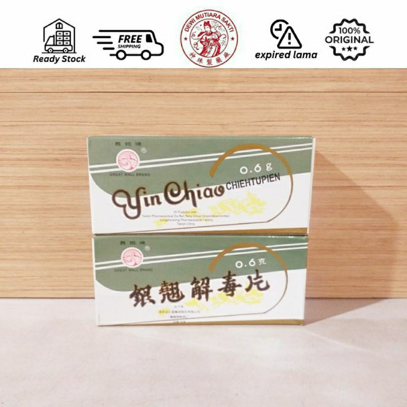 

YIN CHIAO CHIEH TU PIEN Obat masuk angin , kembung , mual & demam pusing