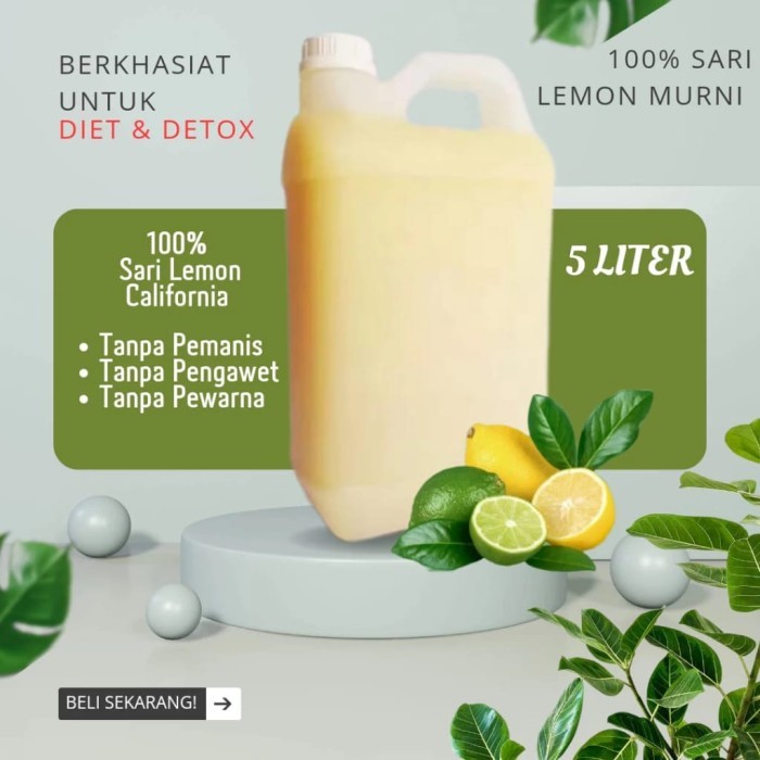 

Lemonkuy.id Sari Jeruk Lemon asli Jerigen 5ltr tanpa label Paket usaha Untuk Reseller