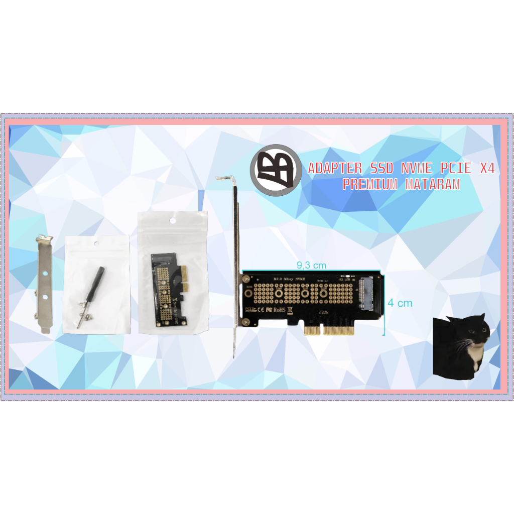 ADAPTER SSD NVME PCIE X4 MATARAM