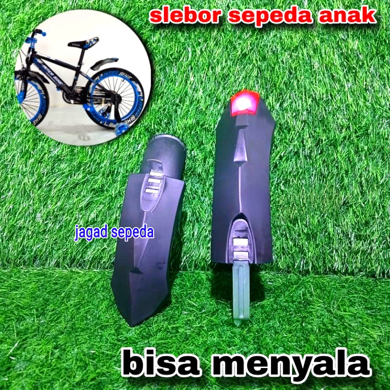 spakbor lampu slebor sepeda anak bisa menyala 12/16/18 in untuk semua sepeda anak
