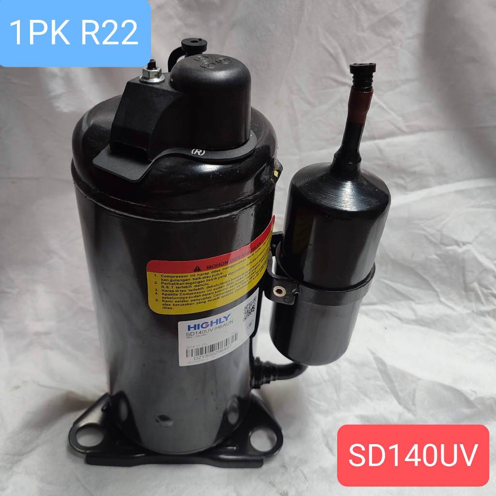 KOMPRESOR AC 1PK R22 SD140UV - COMPRESOR AC 1 PK R 22