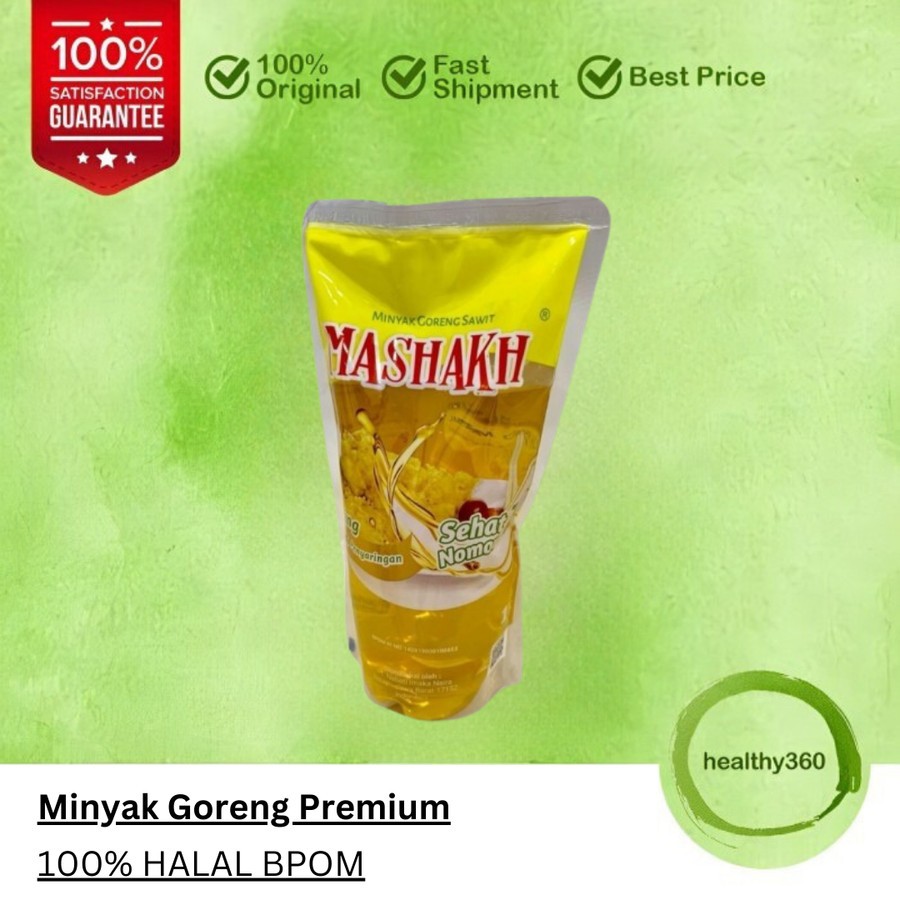 

Mashakh Minyak Goreng 1 Liter Premium Setara Bimoli Halal BPOM