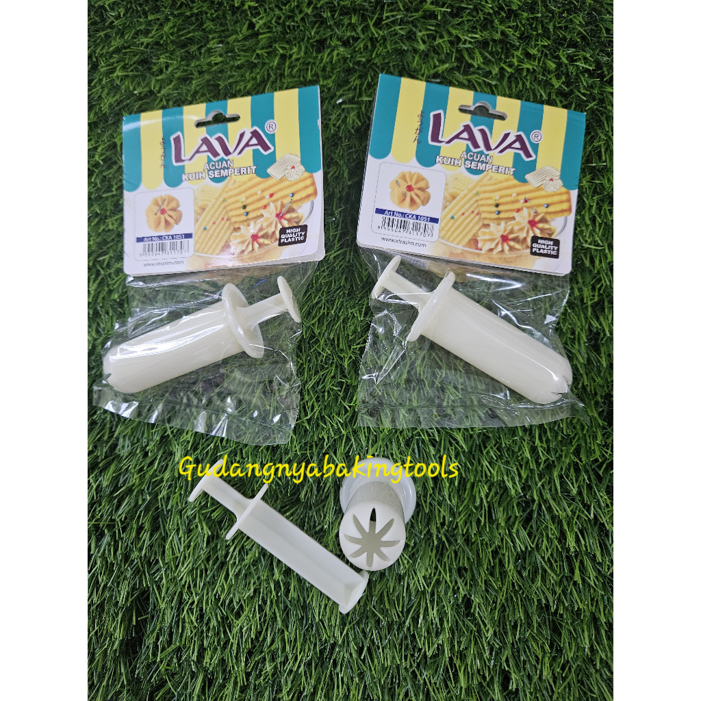 Cetakan Kue Semprit Acuan/Spuit Dorong Plastik/ Cetakan kue kering Dorong Plastik Lava 1051