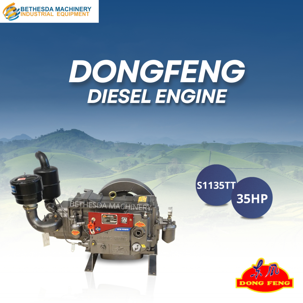 Diesel Dongfeng Penggerak 35 HP Mesin Penggerak Solar S 1135 Tanpa Tangki