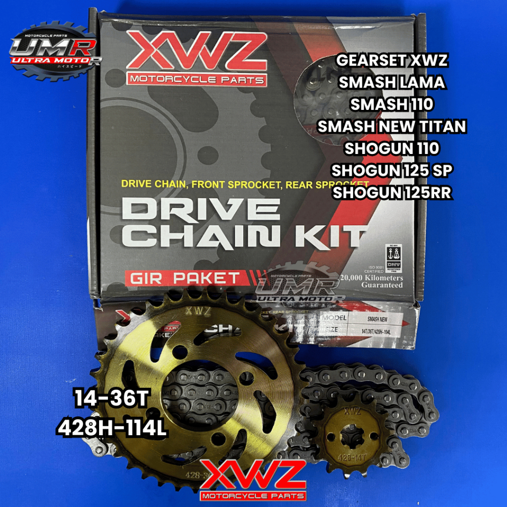GEAR GIR SET GIR PAKET SMASH 110 SMASH NEW SHOGUN 125 SP SMASH TITAN XWZ