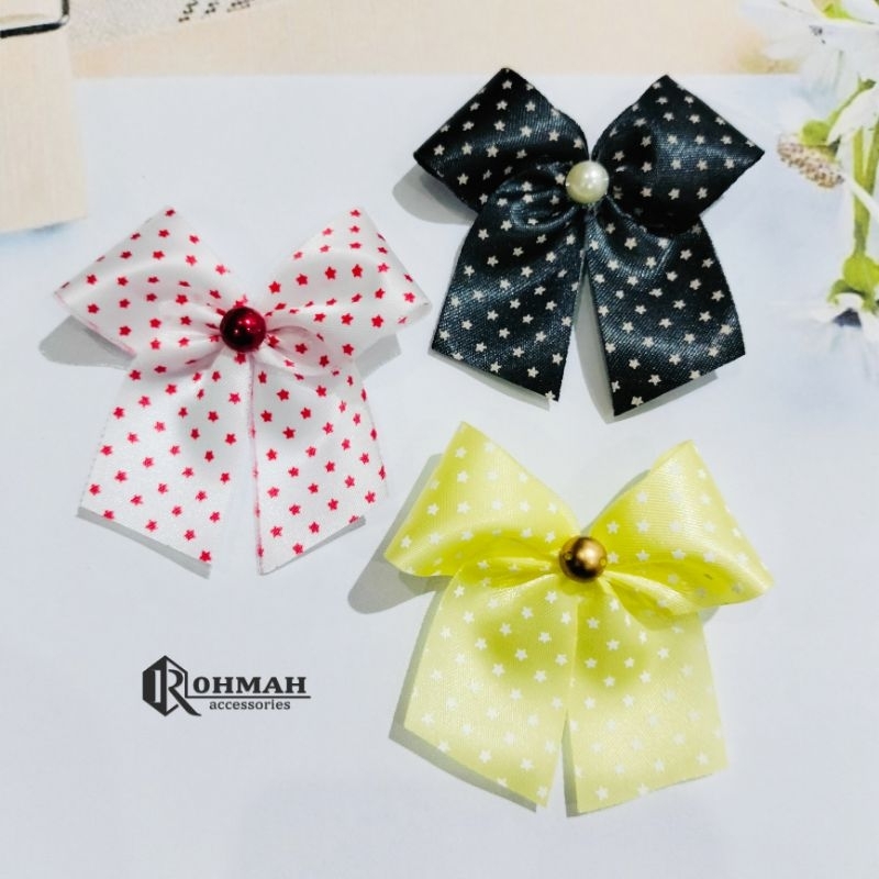 

(5 pcs) Pita Souvenir Motif Bintang 2,5 cm / Pita Parsel / Pita Hampers