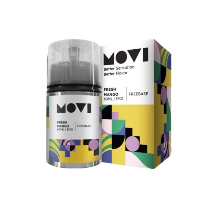 Movi Fresh Mango 3MG VOL. 60ML Liquid Freebase Dingin *100% Authentic by MOVI - TERMURAH