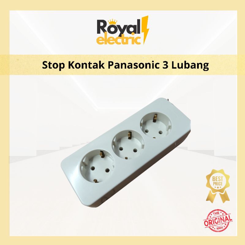 Stop Kontak Panasonic 3 Lubang