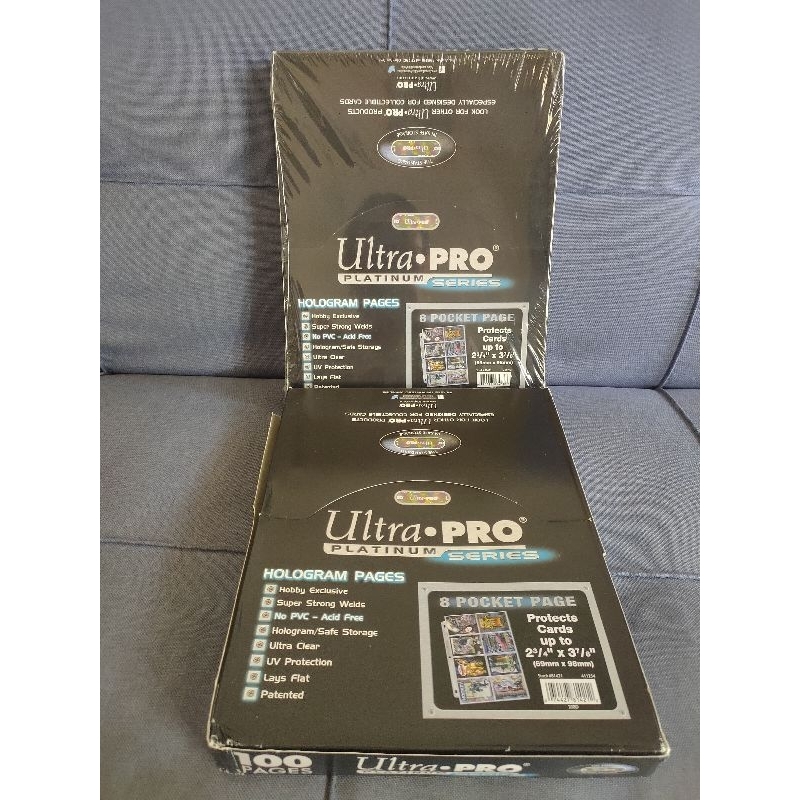 ULTRA PRO - Sleeve Binder A4 8p Pocket NEW Card Collection Transparent Original Ultrapro Photocard P