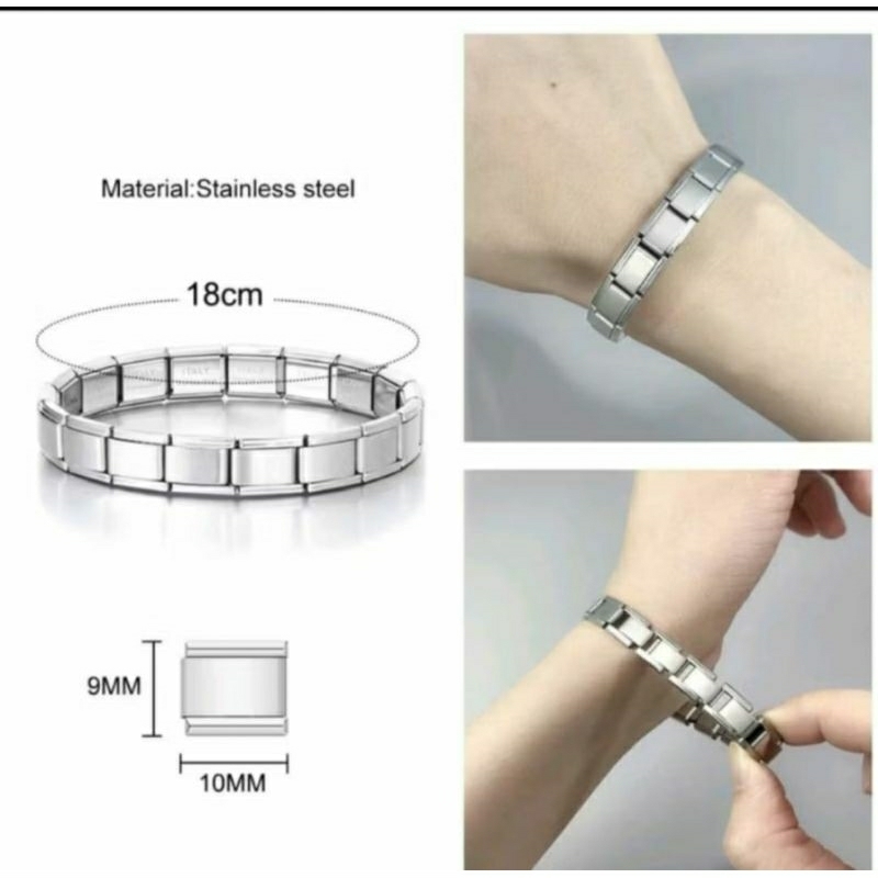 Gelang Trendi Titanium cowok