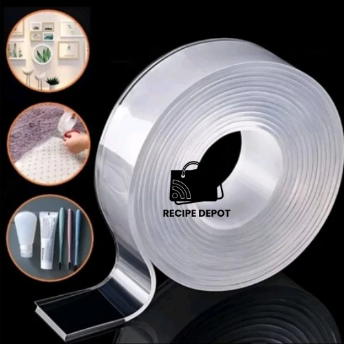 

Lakban Isolasi Solasi Tape Bening Perekat Penempel Renovasi Rumah Serbaguna Doubletape Tahan Anti Air