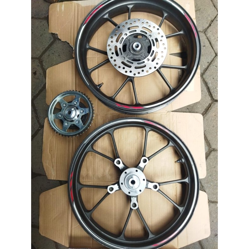 velg ninja cbr k45 costum ninja rr r pelg ninja pelah ninja