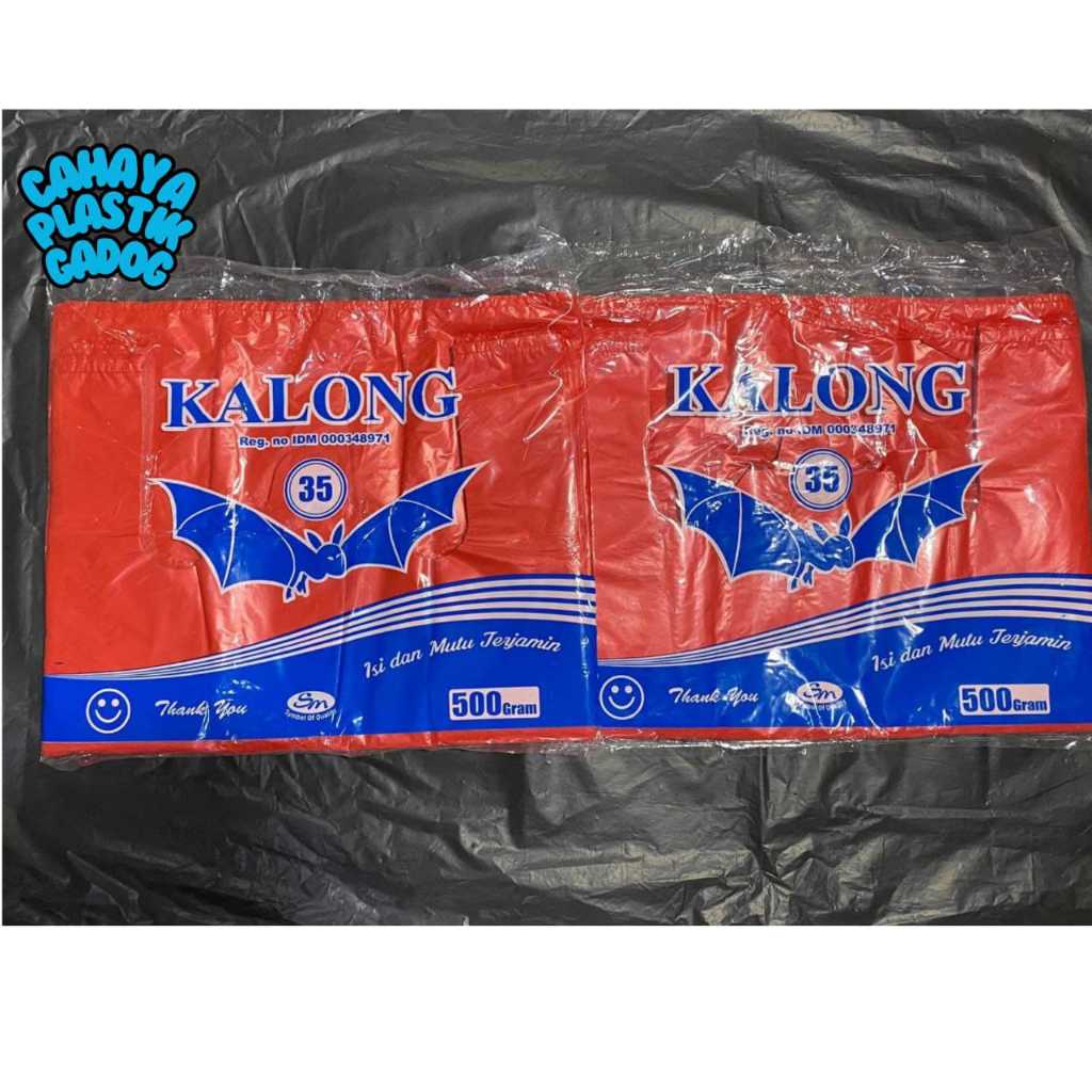 Kantong Plastik Kresek MERAH HD Tebal 17 - 40