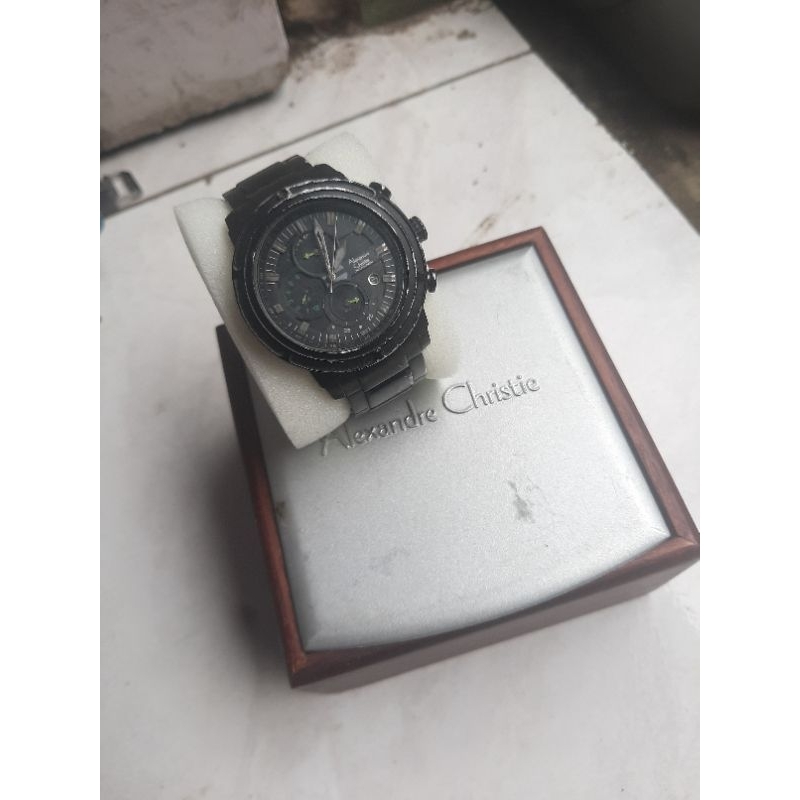 jam tangan alexandre christie chrono ori bekas