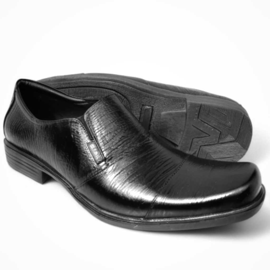 sepatu devano exlaso pantofel kulit asli