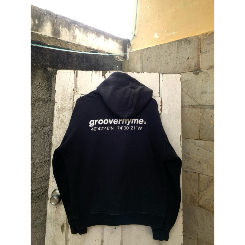 Hoodie Grooverhyme Hitam