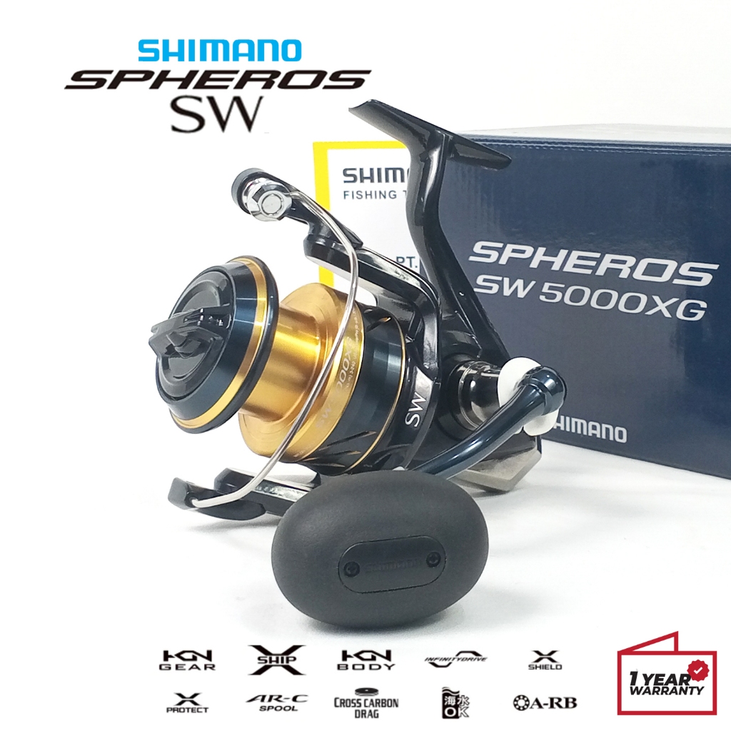 Reel SHIMANO SPHEROS SW 5000 s/d 20000 | Hagane | Laut Jigging [21]