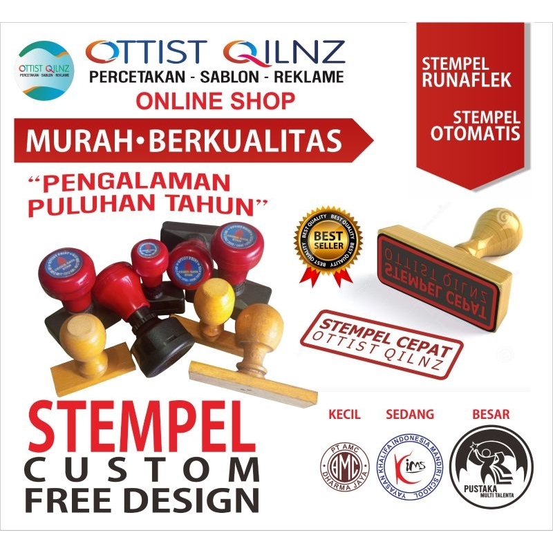 

STEMPEL FLASH/TINTA OTOMATIS