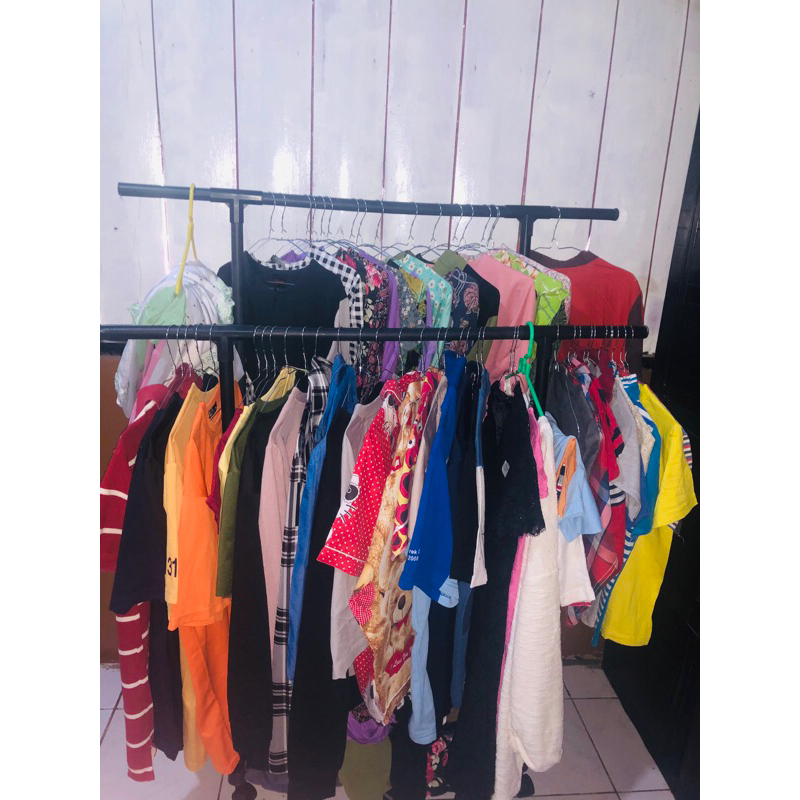 dester wanita dan baju pria