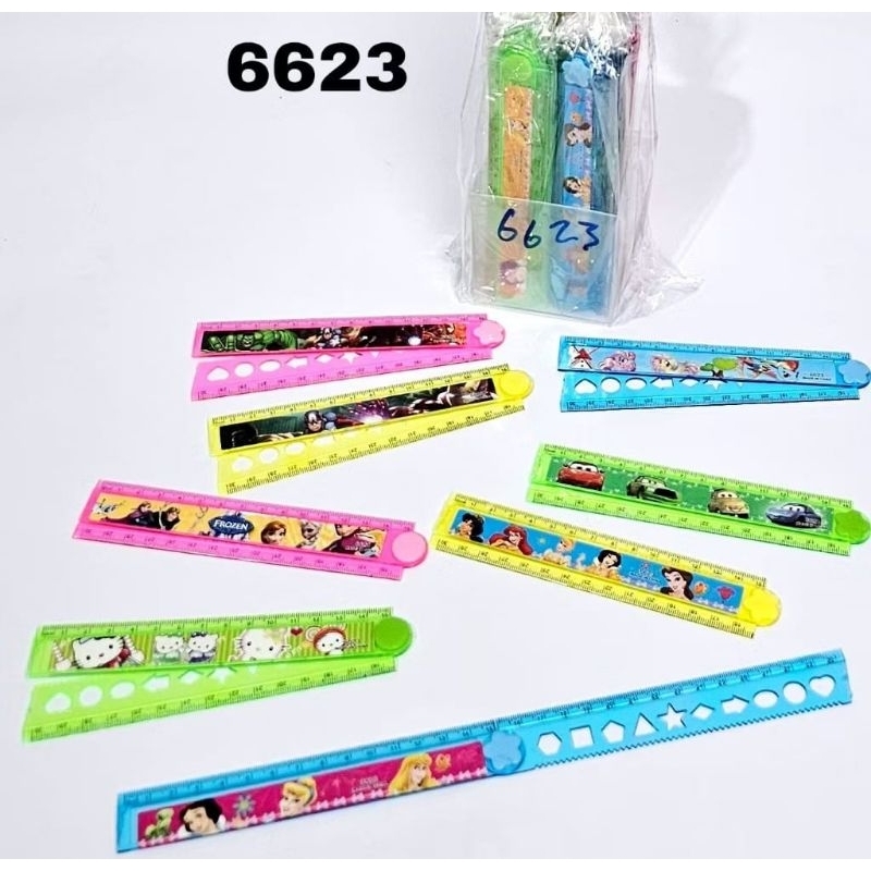 

PENGGARIS LIPAT 30cm / RULER MISTAR LIPAT GAMBAR FANCY