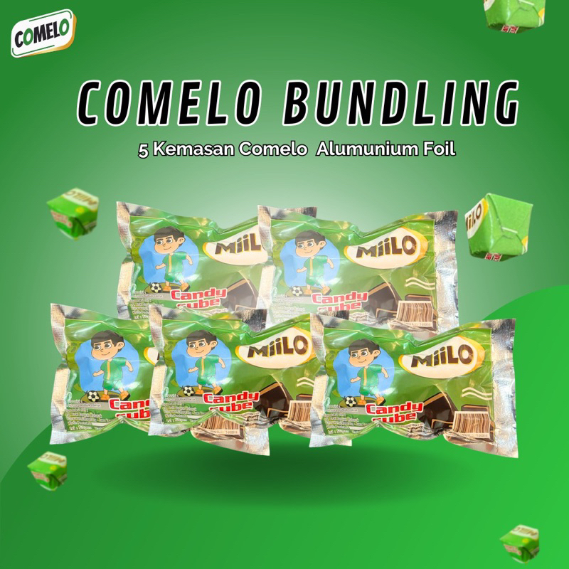 

5 pcs Bundling kemasan aluminium foil Comelo
