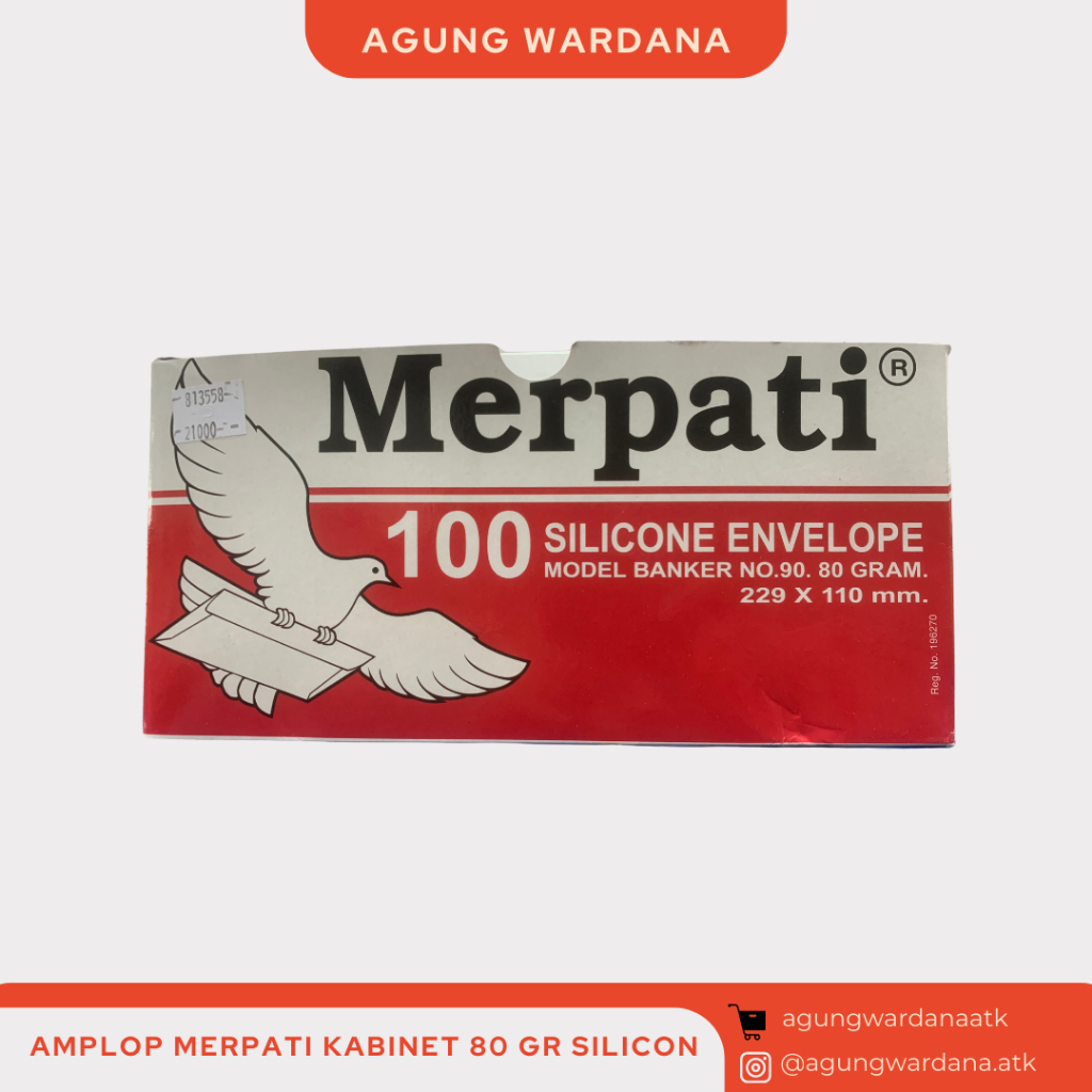 

AMPLOP MERPATI KABINET 80 GR SILICON