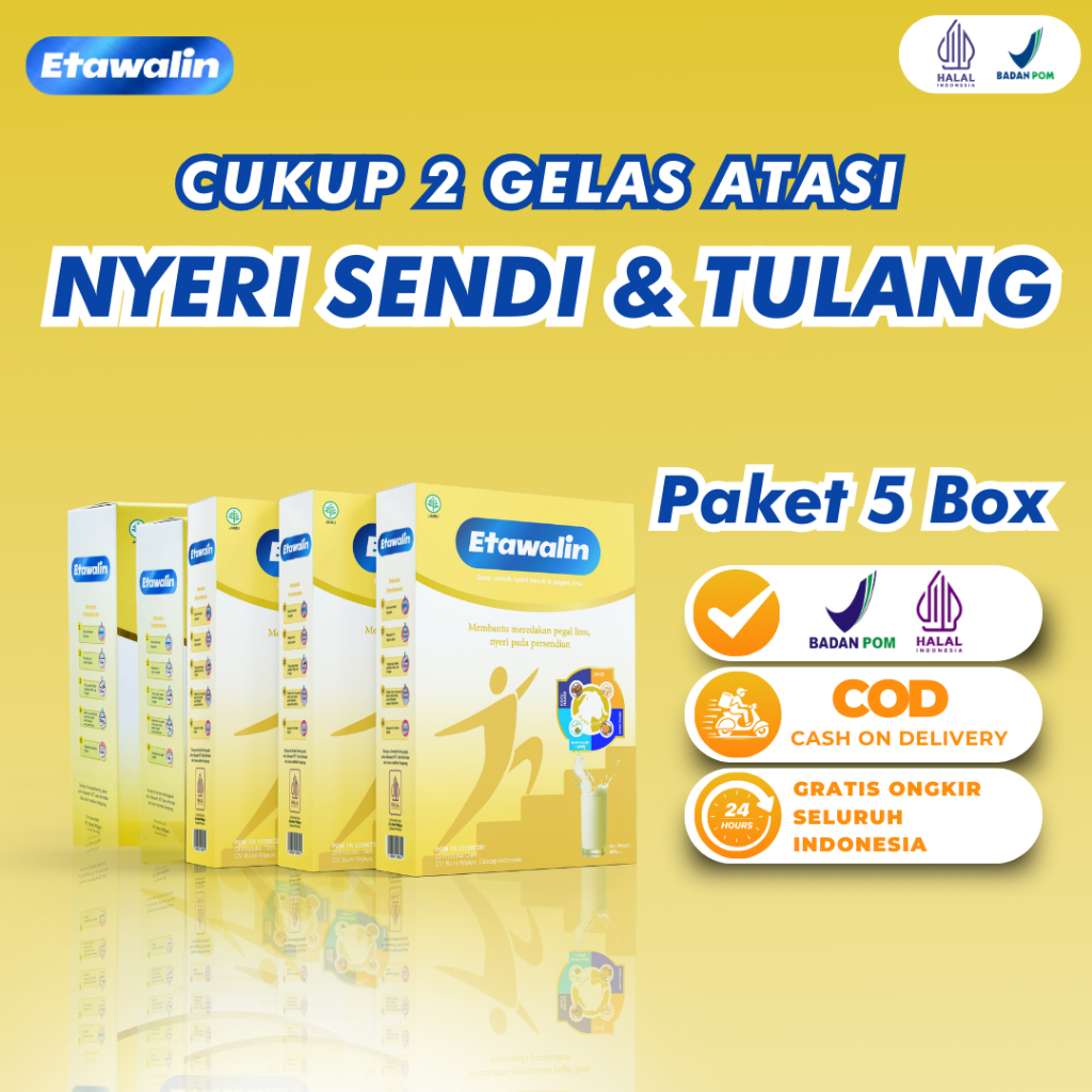 

Etawalin - Susu Kambing Etawa Mengatasi Asam Urat dan Tulang ORI 5 Box