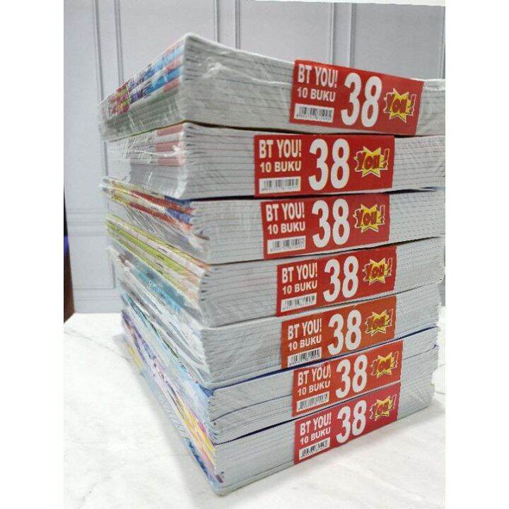 

Tbmo (PACK) Buku Tulis KIKY YOU 38 Lembar Isi 10 Pcs / Buku Tulis Warna / Polos