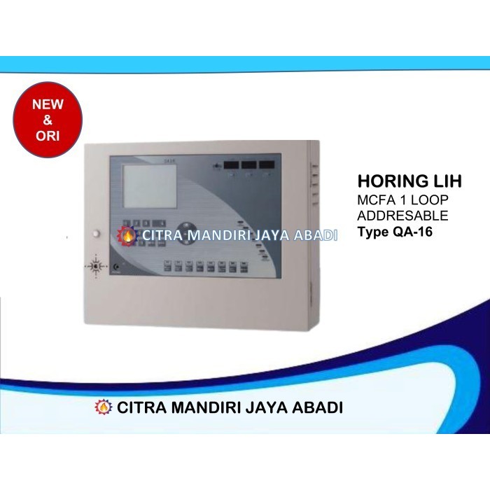 MCFA Panel Alarm Addressable 1 Loop QA-16 horinglih