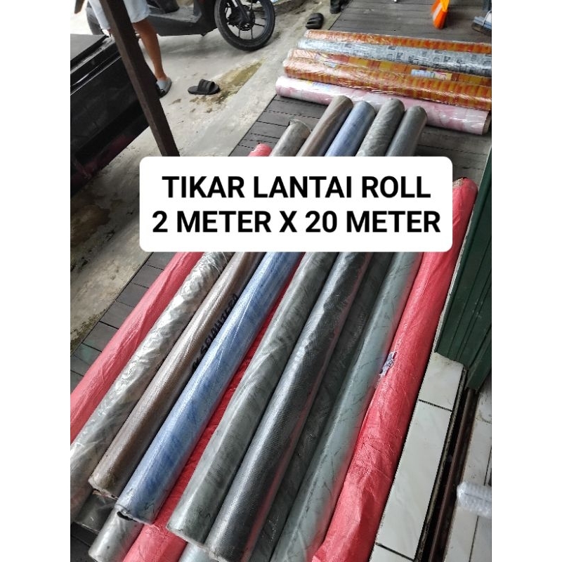 [ LEBAR 2 METER X 20 METER ] KARPET TIKAR LANTAI MOTIP YVNIL KAYU, MARMER, MINIMALIS PREMIUM