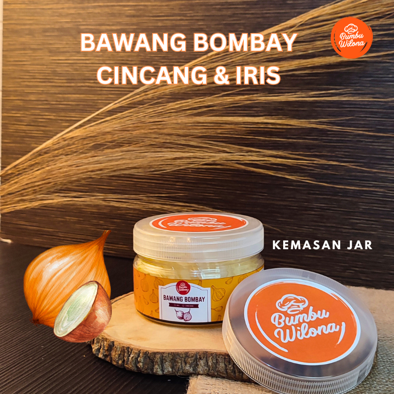 

BAWANG BOMBAY INSTAN KUPAS CINCANG IRIS SIAP GORENG 200GRAM | UNION IN OIL