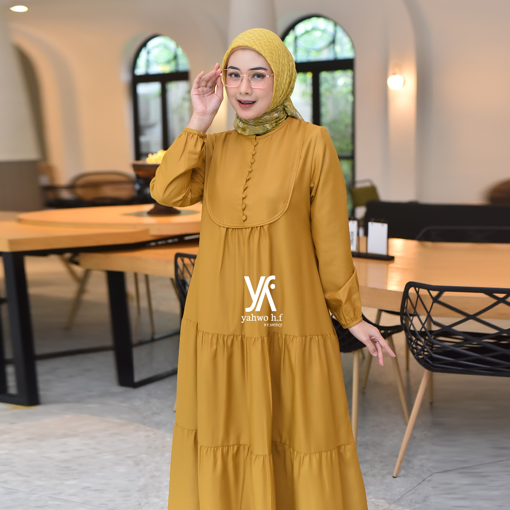 Yahwo Hijab-Gamis Hari Raya-Maxi Dress terbaru Terlaris-Gamis Susun-Busui-Gamis Toyobo-Gamis Pesta