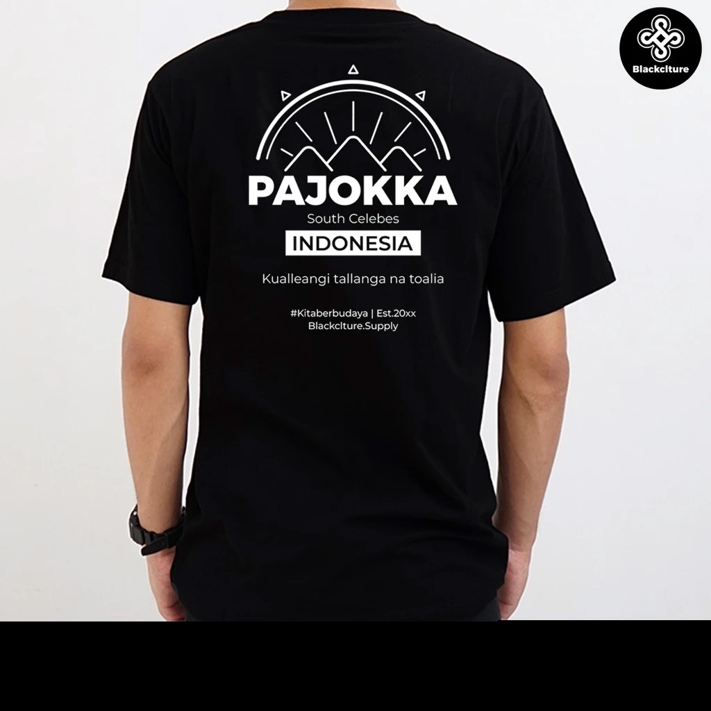 [BISA COD] Blackclture Men Shirt Edisi Jokkaindo / Kaos Makassar / Kaos Bugis / Kaos Pria / Distro M