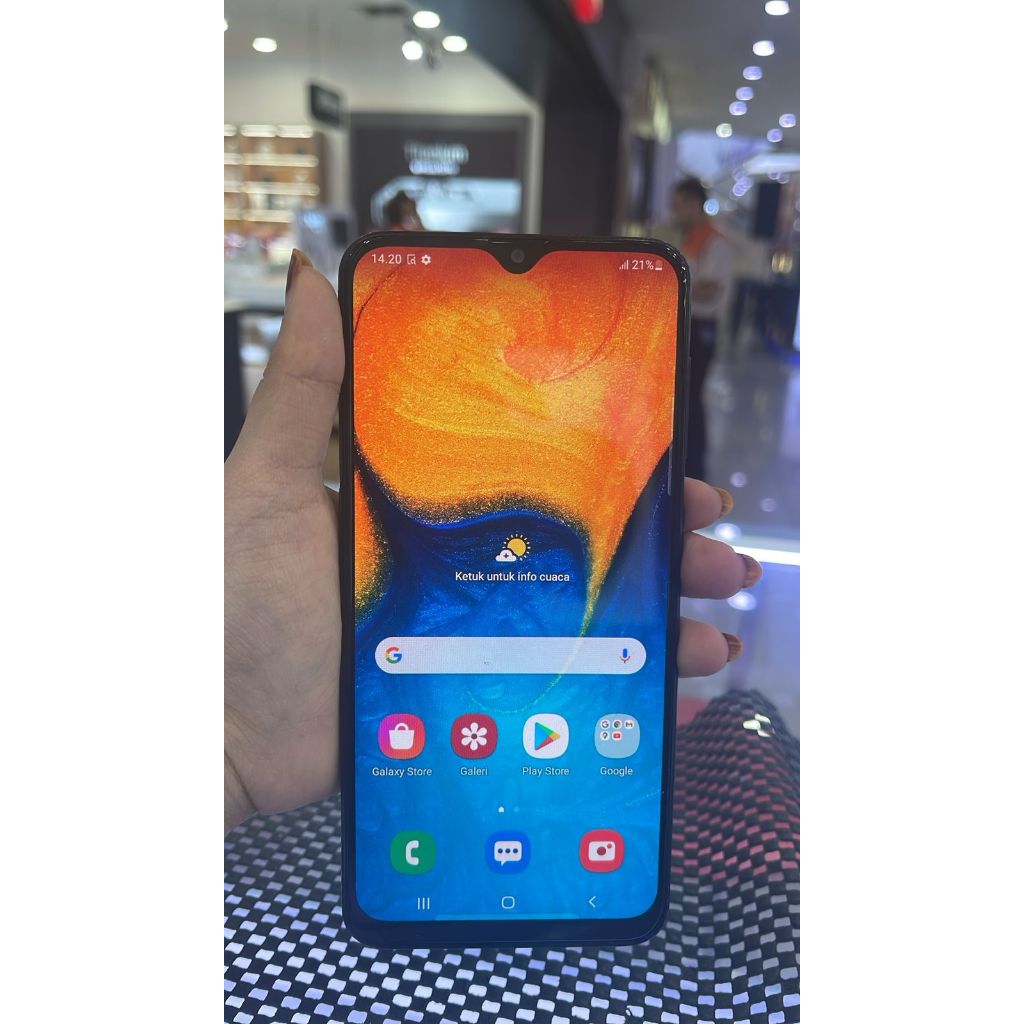SAMSUNG GALAXY A20 3/32GB SECOND SEKEN BEKAS RAM 3 INTERNAL 32