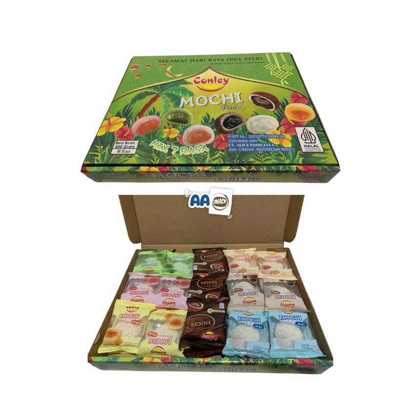 

mochi conley aneka rasa 1 dus isi 30 pcs (edisi lebaran)