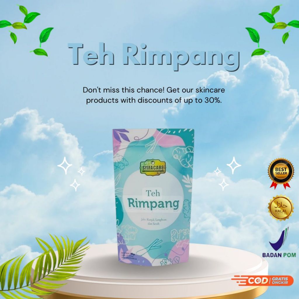 

Teh Rimpang BPOM Syifacare | Minuman Rempah ala JSR | Teh Diet Detox | Pelangsing Herbal | Imunitas