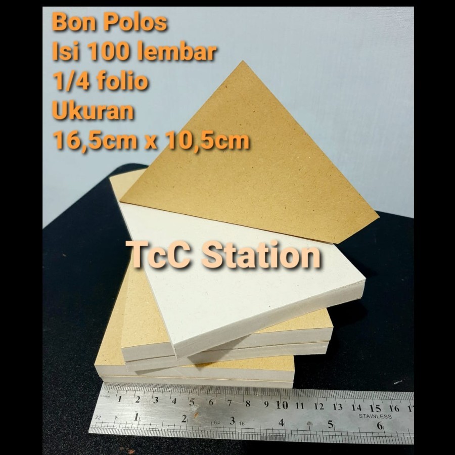 

HJK Nota Koran Bon Polos 1/4 Folio Isi 100 Lembar ( 5 Buku ) - Isi 50 Lembar ( 10 Buku ) Bahan Koran