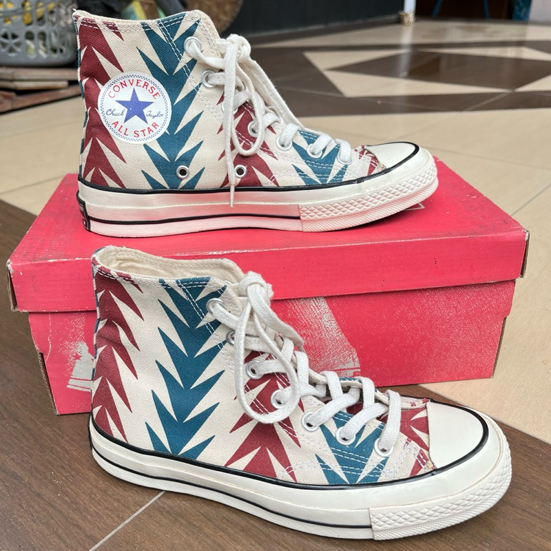 Converse Chuck Taylor All Star 70s HI Chili Paste Red Blue White