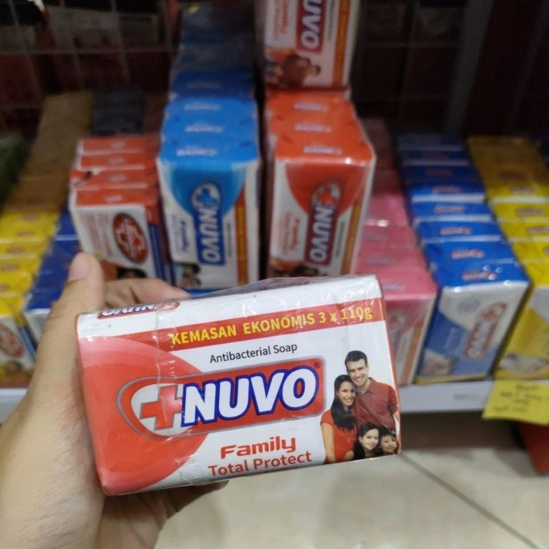 sabun batang Nuvo 110g isi 3
