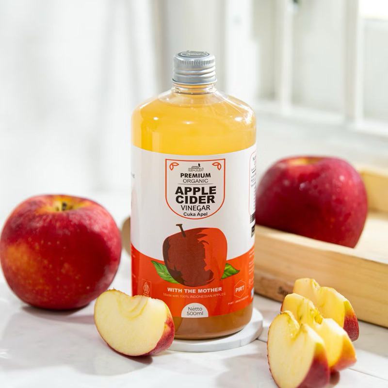 

Cuka Apel with mother/Apple Cider Vinegar @500ml apple premium organic