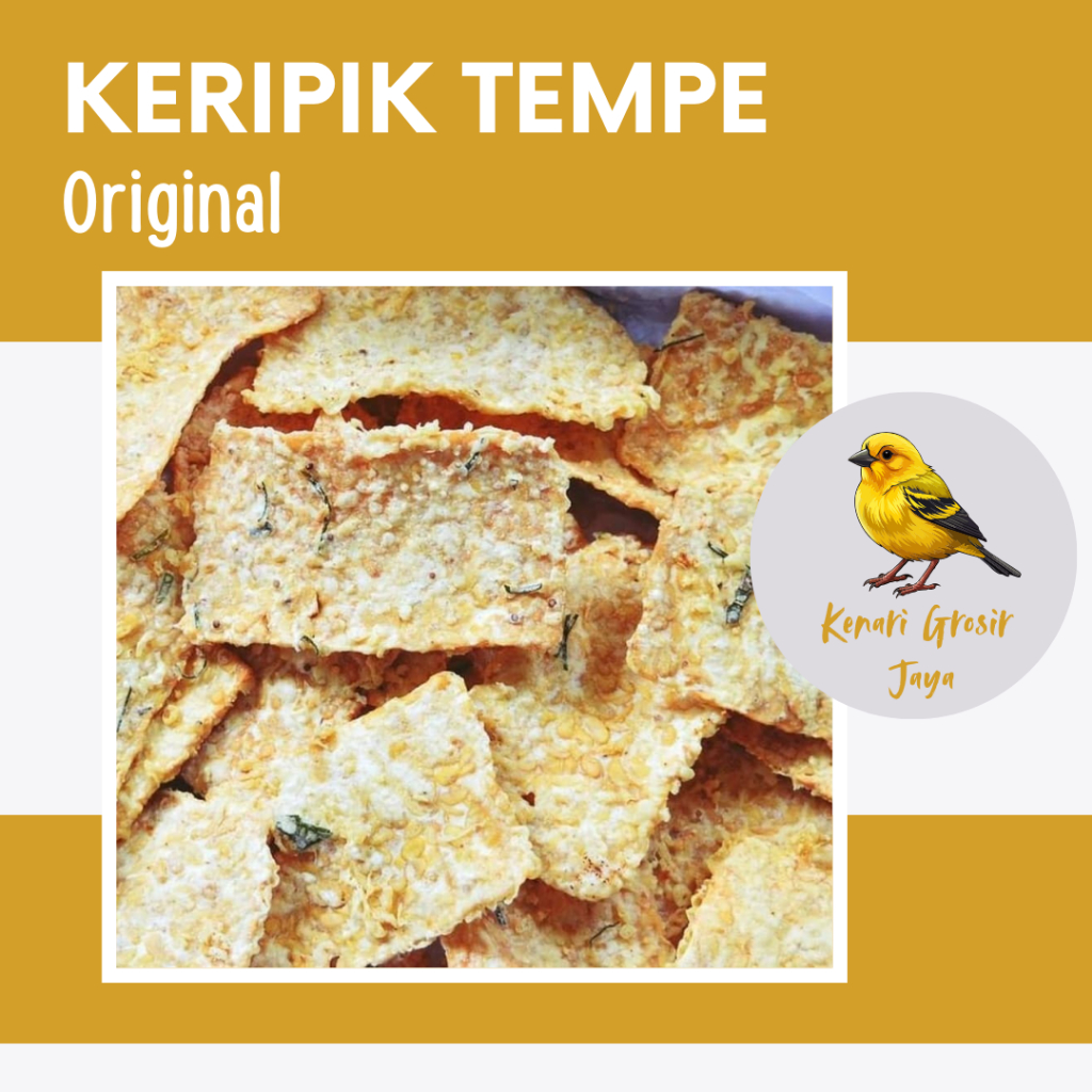 

Keripik Tempe Kotak Tepung 250 Gram - 1 Kg | Camilan Enak Murah