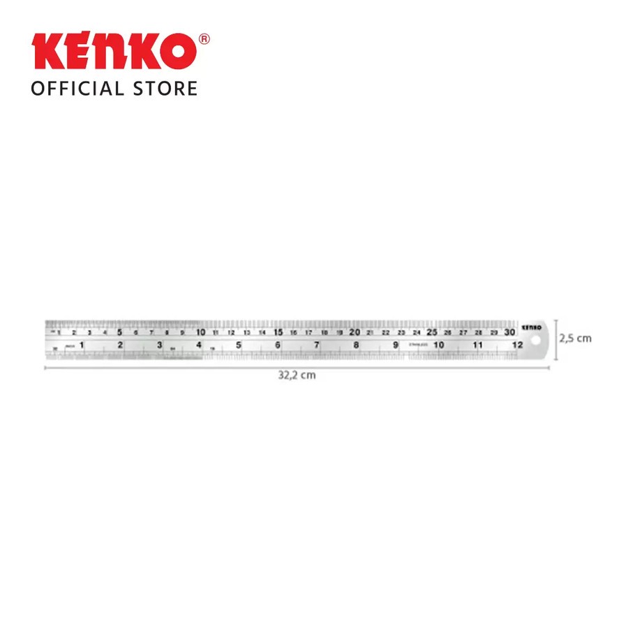 penggaris besi kenko 30cm
