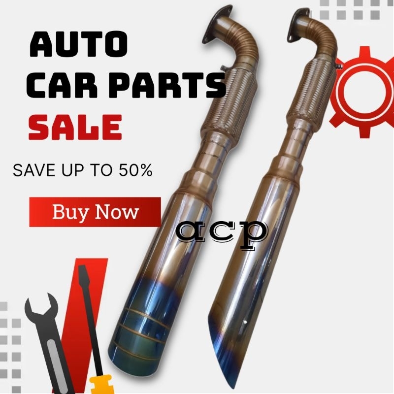 knalpot mobil feroza G2 samping