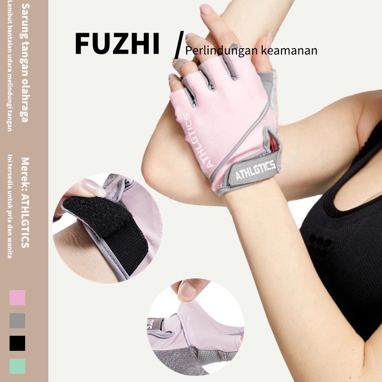 LANGSUNG ATC Sarung Tangan Gym WanitaSarung Tangan OlahragaGloves GymSarung Tangan Anti Slip