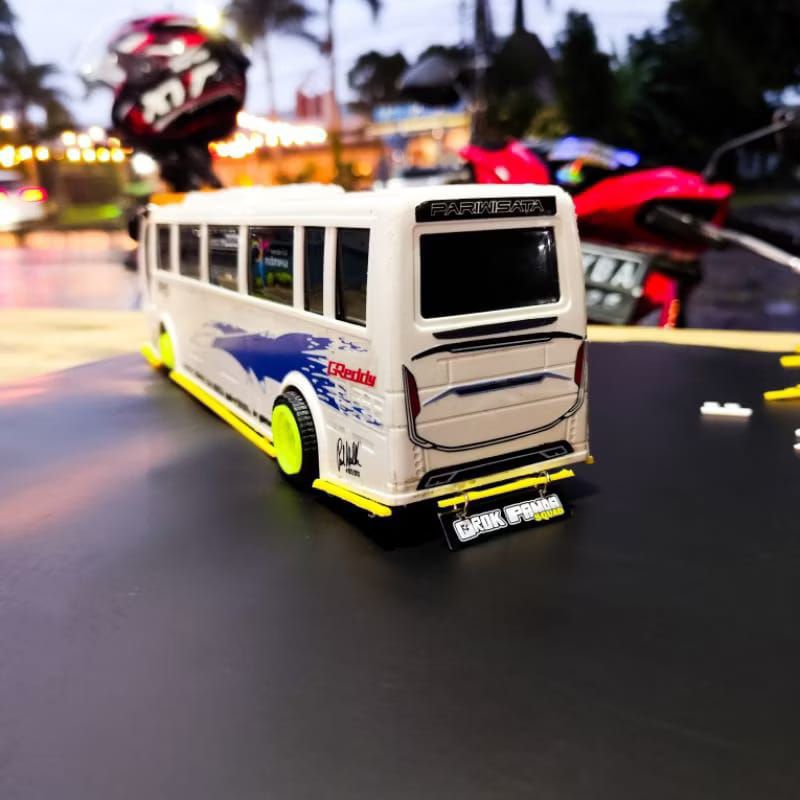 Aksesoris Miniatur Pipa Pelindung Miniatur BUS Plastik